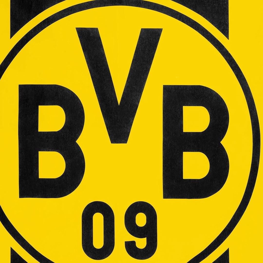 Borussia Dortmund BVB BETTWÄSCHE Blockstreifen 135 X 200 cm: Bettbezug und Kissenbezug mit Knöpfen,