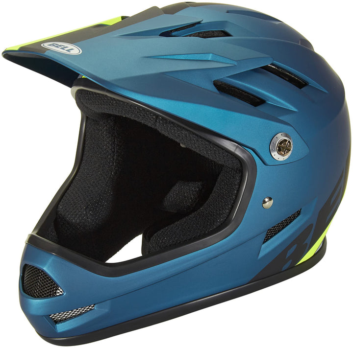 BELL Unisex -Erwachsene Sanction Fahrradhelm XS Matte Blue/Hi-Viz, XS Matte Blue/Hi-Viz