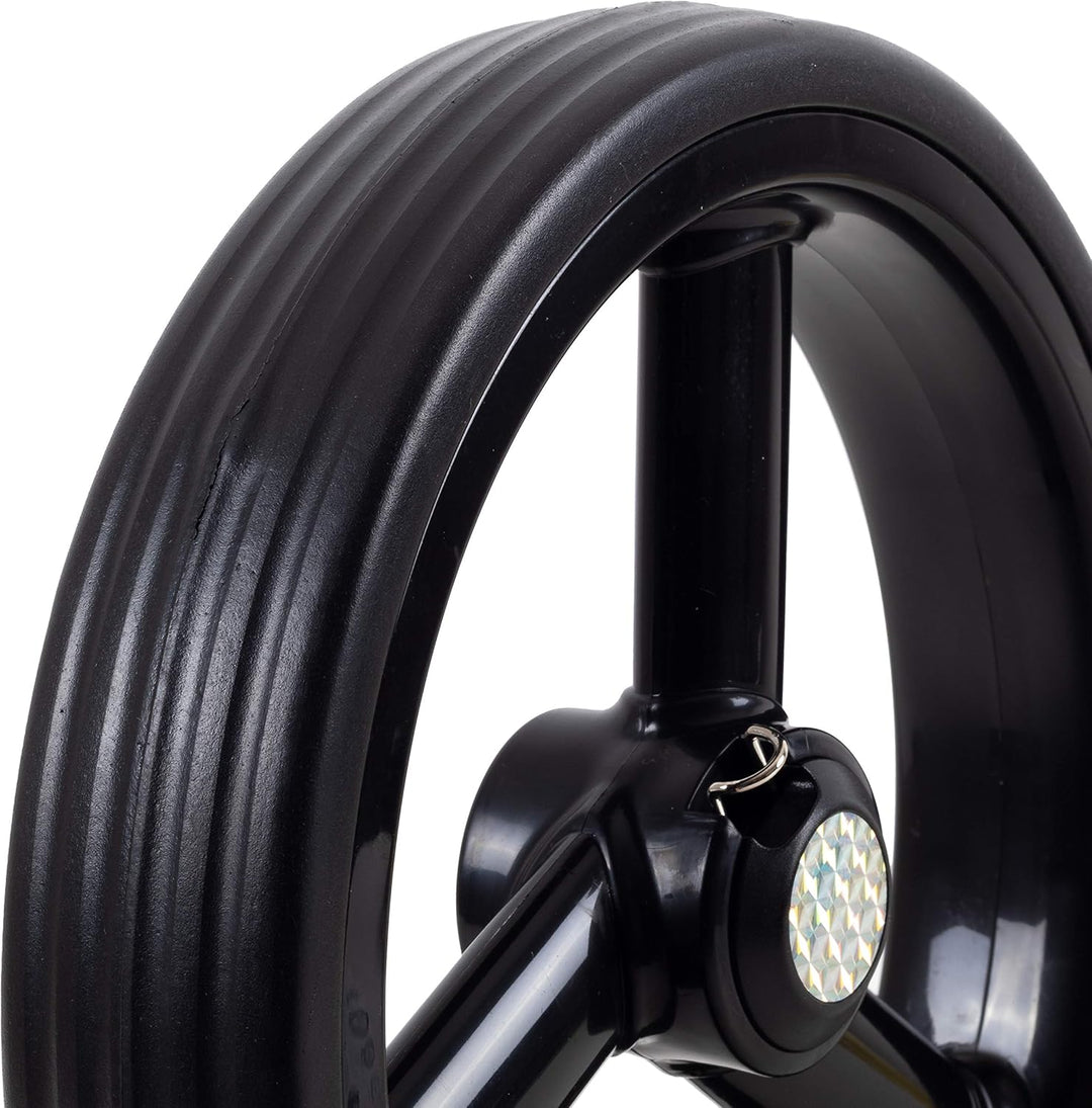 Andersen Ersatzrad-Set für Royal Einkaufstrolley, Ø 250 mm, 3 Speichen, schwarz