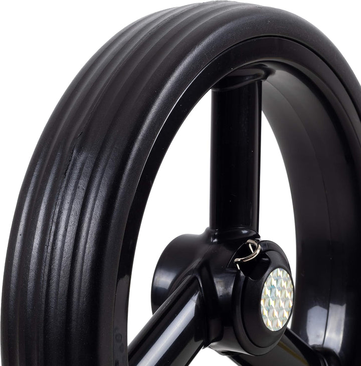 Andersen Ersatzrad-Set für Royal Einkaufstrolley, Ø 250 mm, 3 Speichen, schwarz