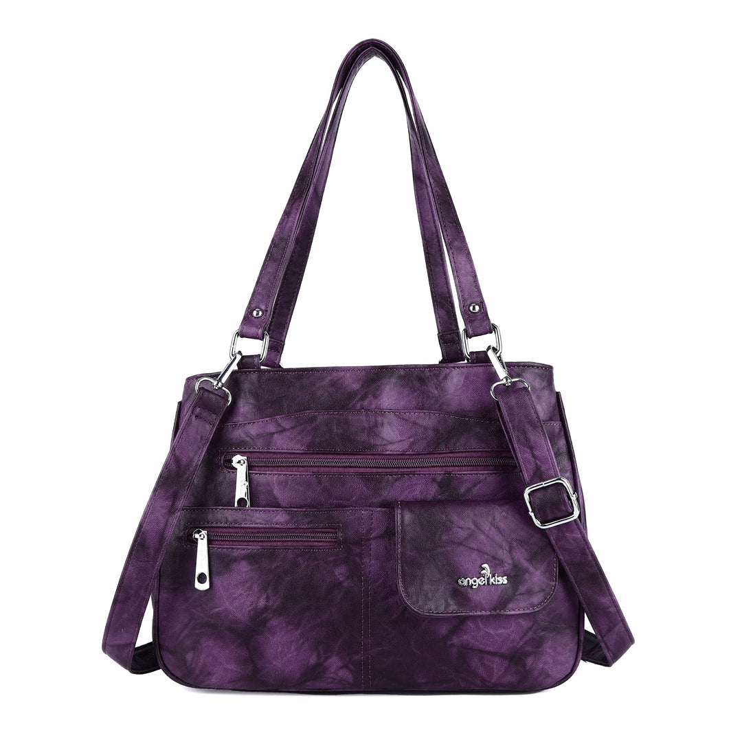 Angel Kiss Tasche Leder Damenhandtasche Schultertasche Handtaschen Wasserdicht Tragetasche Multifunk
