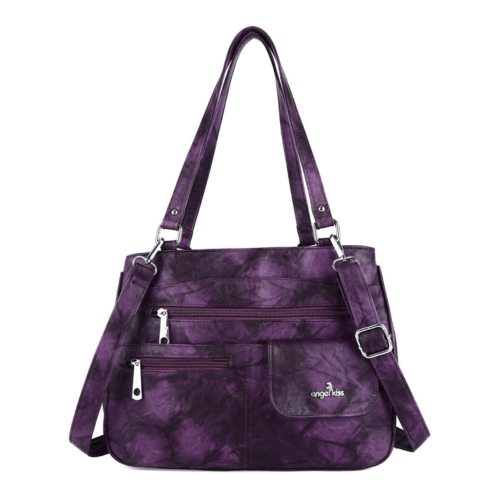 Angel Kiss Tasche Leder Damenhandtasche Schultertasche Handtaschen Wasserdicht Tragetasche Multifunk