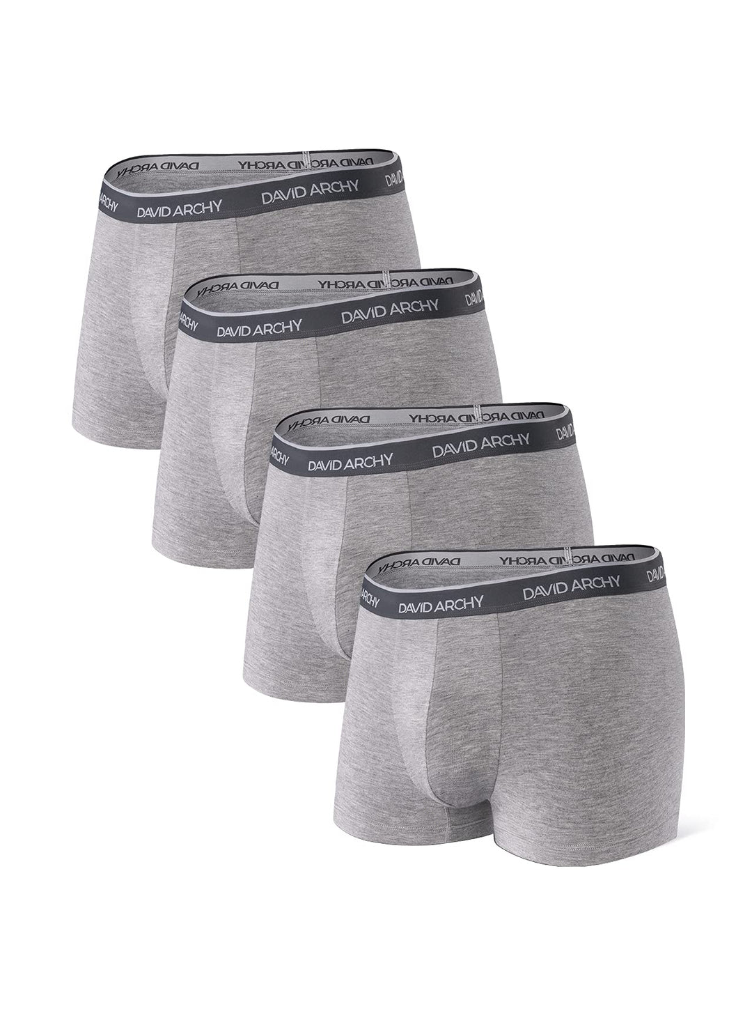 DAVID ARCHY 3/4/7er Pack Herren Boxershorts,Bambus Viskose Men Retroshorts Boxer Unterwäsche,Atmungs
