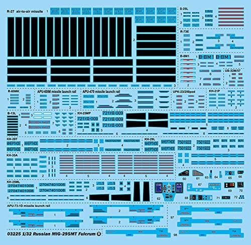 Trumpeter 753225 3225 11689 MIG-29 SMT Fulcrum Modellbausatz, verschieden