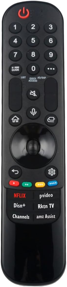 azurano Fernbedienung für LG Universal Magic Remote, AN-MR24GA, MR23GA, MR22GA, MR21GA, MR20GA Voice