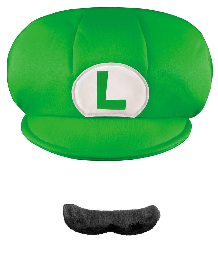 Super Mario Bros Kinder Luigi Hut Und Schnurrbart Zubehörteil - Einheitsgrösse