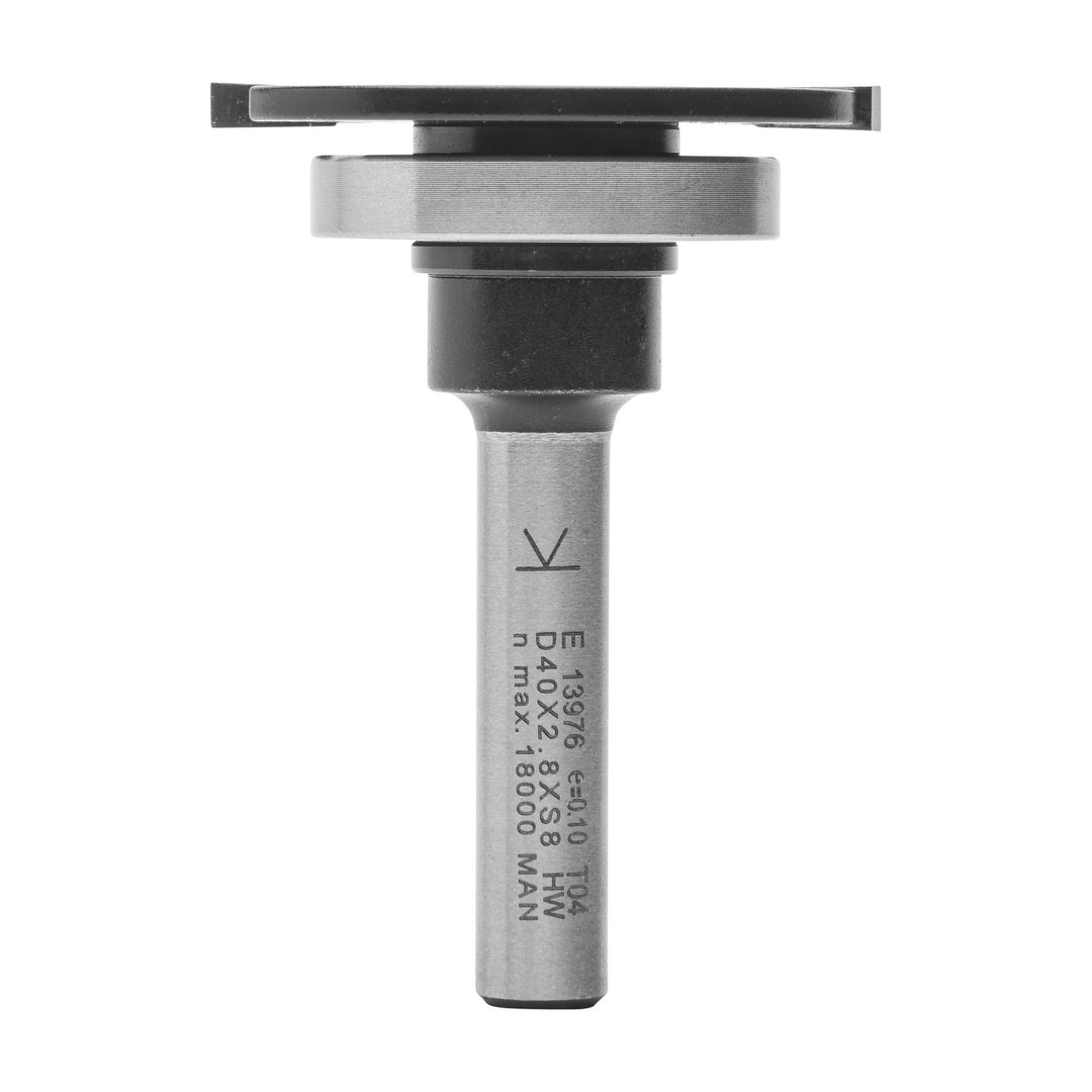 ENT 13976 Scheibennutfräser HW, Schaft (S) 8 mm, Durchmesser (D) 40 mm, NL 2,8 mm, ØKL 28 mm, T 6 mm