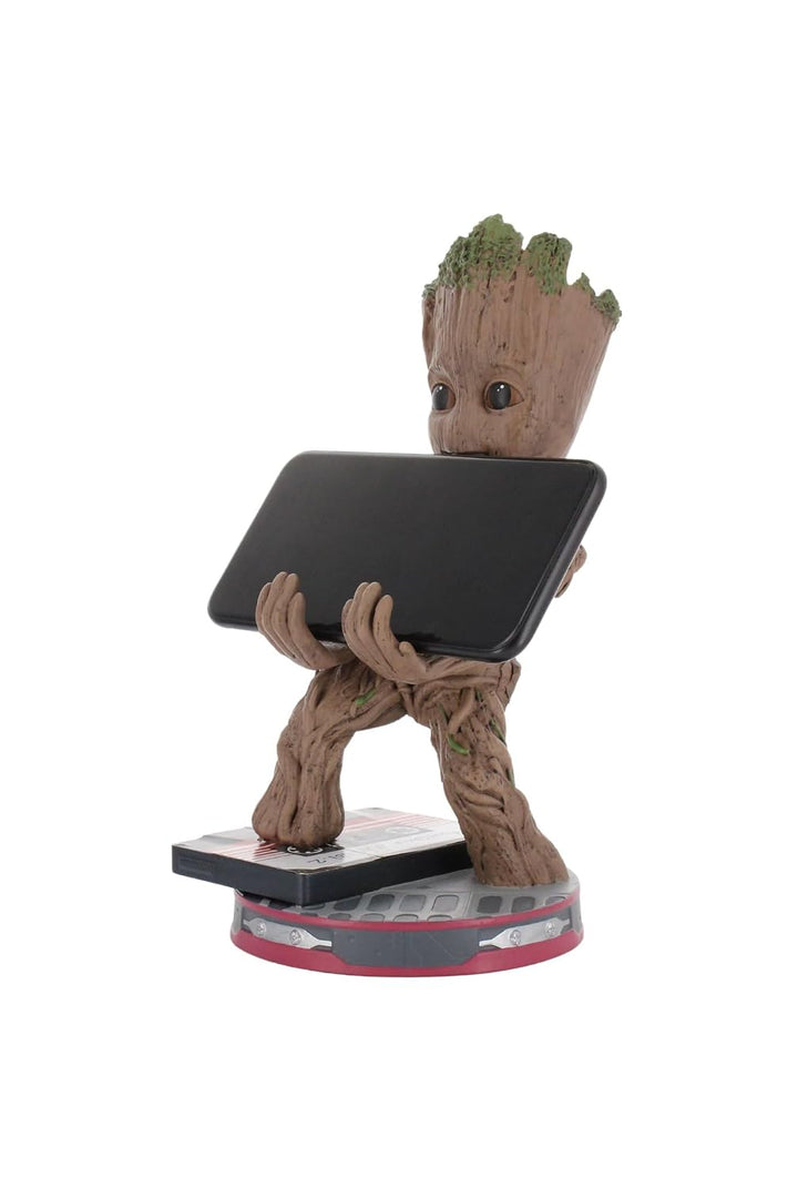 Cableguys Marvel Smiley Toddler Groot Controller Halter &amp; Handy Ständer - Gaming Zubehör für Schreib