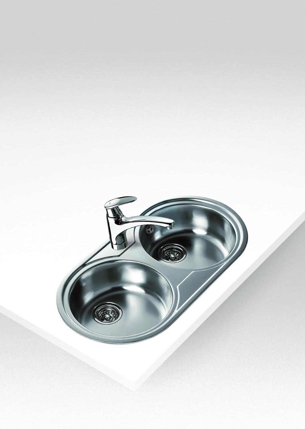 Teka DR 80 2C Spülbecken (360 x 360 mm, 16 cm, 8,89 cm (3,5 Zoll)