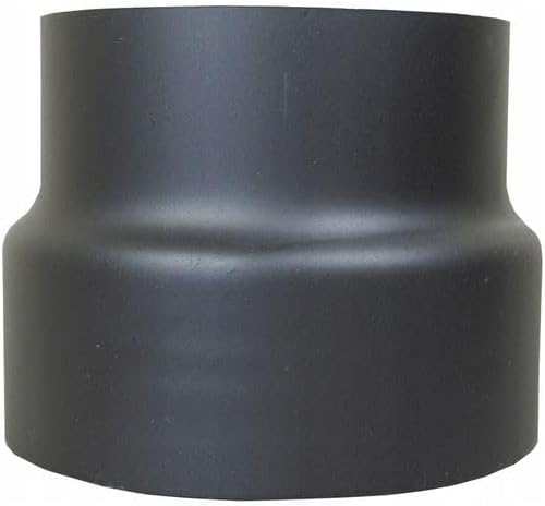 Ofenrohr Rauchrohr Reduzierung Reduzierungsstück Abzugrohr Reduktion von 150 auf 120 mm Senotherm 2m