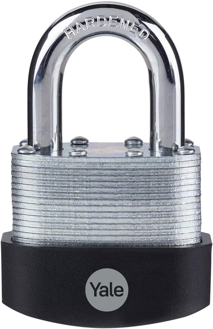 Yale - Y125B/60/133/1 hoher Sicherheit 60 mm Vorhängeschloss - Laminierter Stahl - offener Stahlbüge