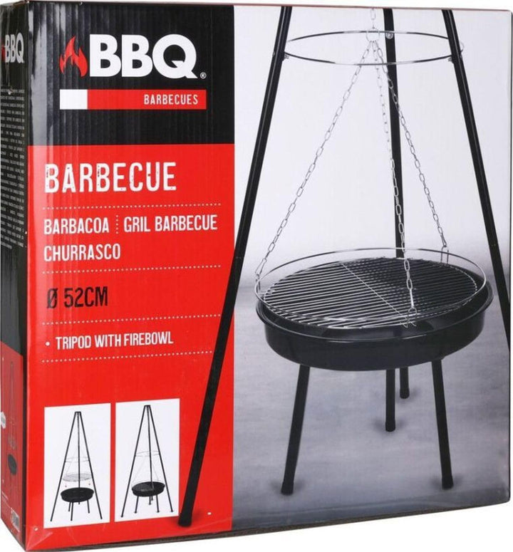 RBS24 Dreibeingrill Schwenkgrill schwarz Ø52 cm Höhe: 151 cm