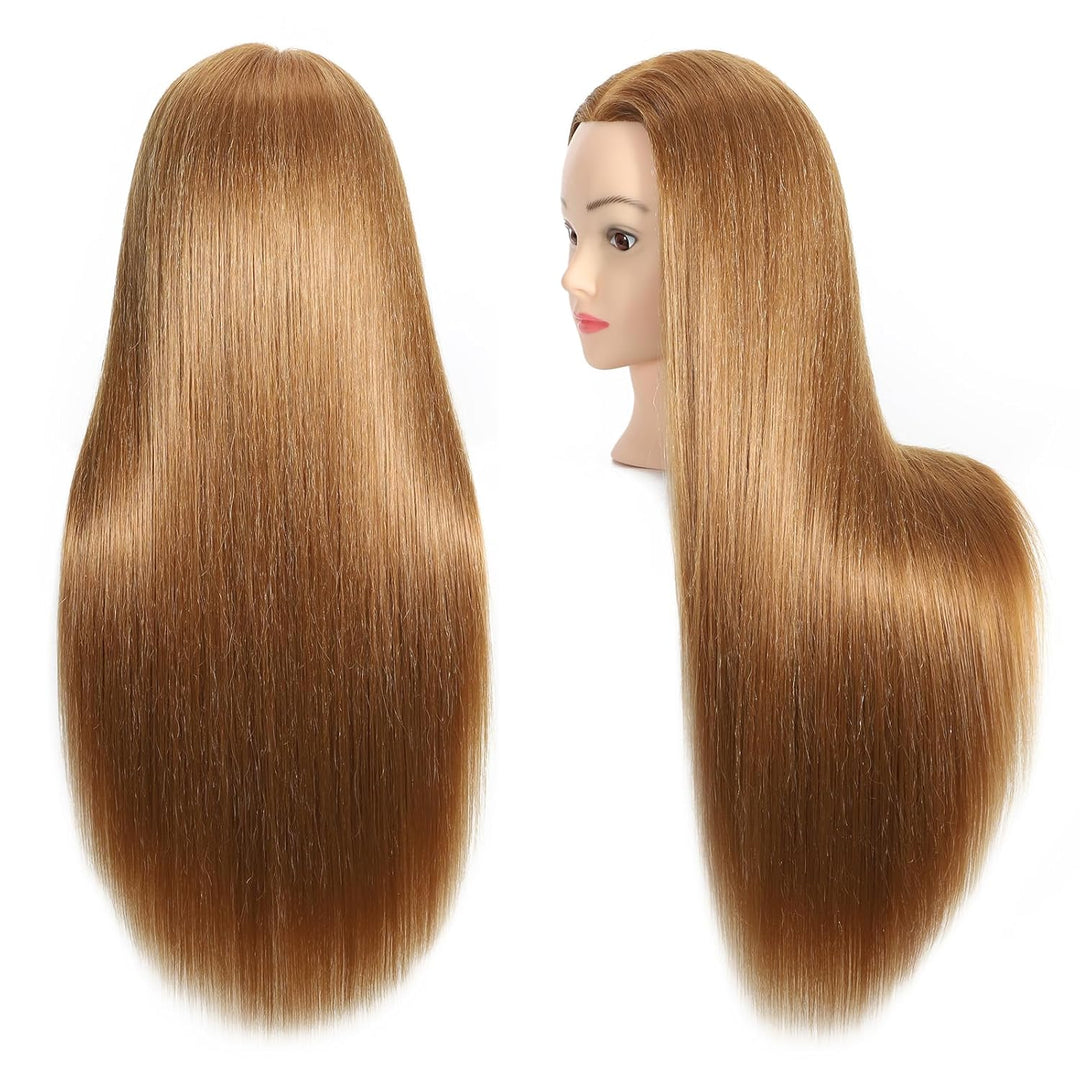 Schaufensterpuppe Kopf 30% Echthaar 50-55cm Ausbildung Kopf Kosmetologie Manikin Puppe Kopf Praxis K