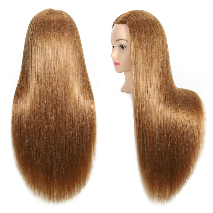 Schaufensterpuppe Kopf 30% Echthaar 50-55cm Ausbildung Kopf Kosmetologie Manikin Puppe Kopf Praxis K