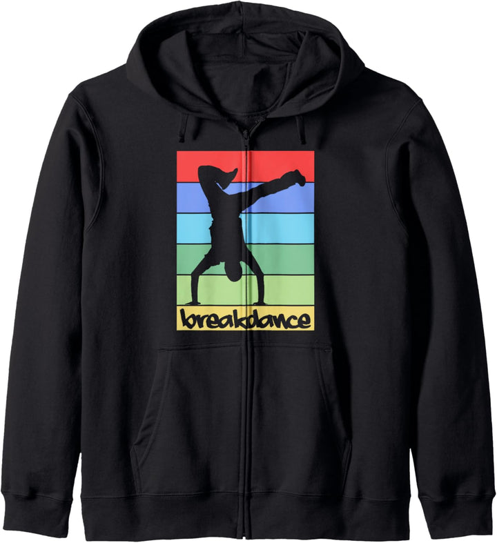 Breakdance B-Boy Breakdancer Hip-Hop Rap Tänzer Geschenk Kapuzenjacke