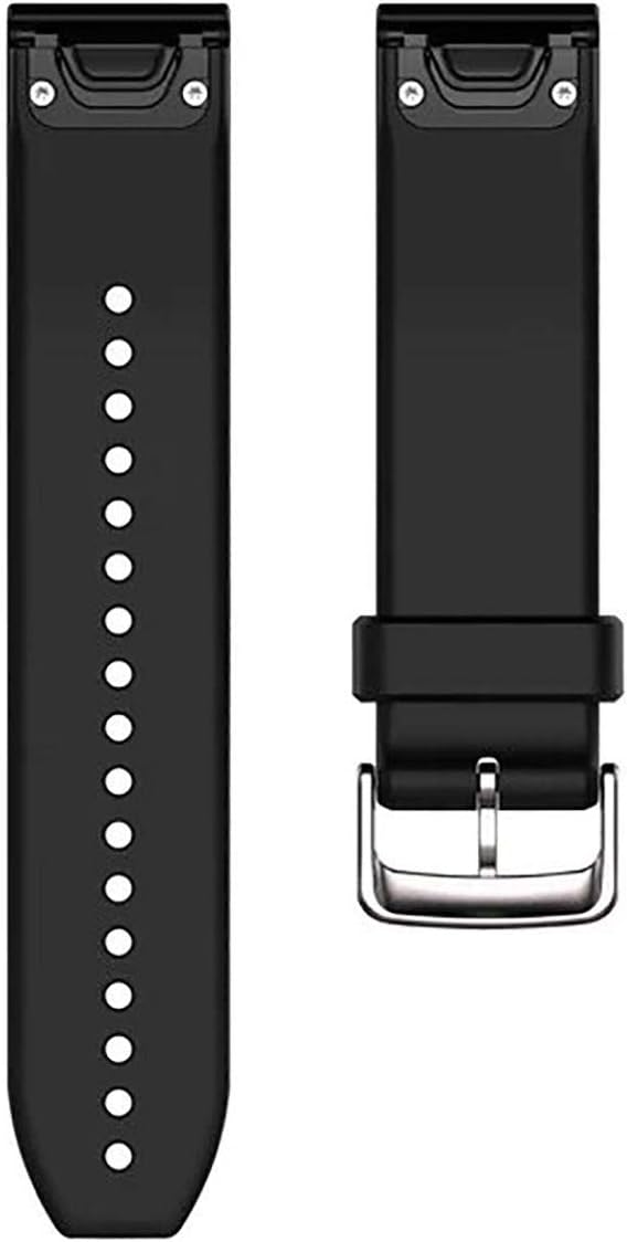 Garmin Quikfit Armband 22 mm GPS Gerät Zubehör Neu Black/silver, Black/silver