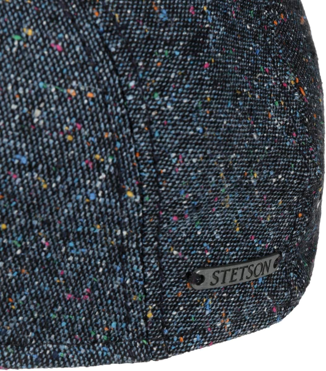 Stetson Donegal Colour Spots Flatcap - Zeitlose Schirmmütze - Klassische Form - Cap in Seiden-Wollmi