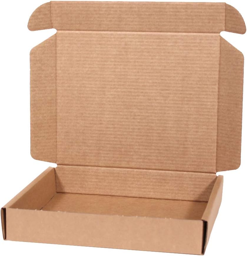 Only Boxes Karton aus Wellpappe, für Postversand, selbstaufbaubar, zur Aufbewahrung, Grösse L, 31 x