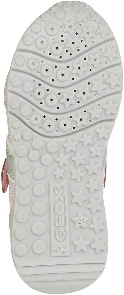Geox Mädchen J Fastics Girl B Sneaker 39 EU Pink White, 39 EU Pink White