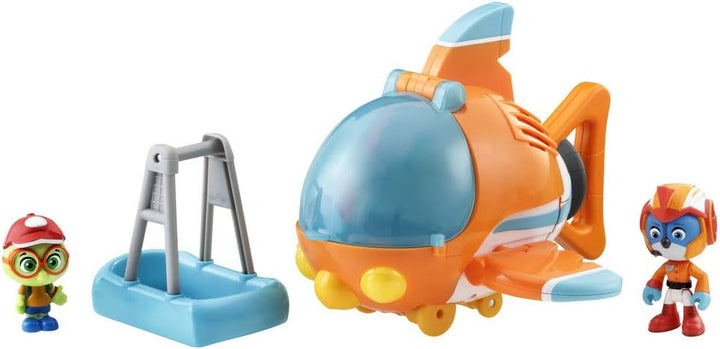 TOP WING Swifts Super Jet-Wing, inklusive Rettungsfloss und 2 Figuren, für Kinder ab 3 Jahren