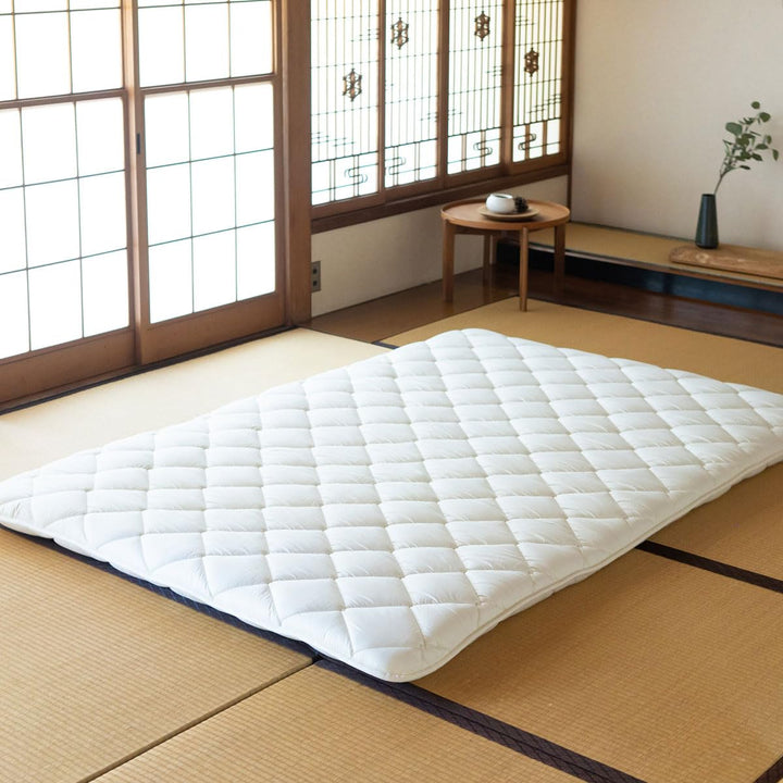 EMOOR Japanische Futon Matratze Premium CLASSE 140 x 200 cm, Faltbar Schlaf Traditionelle Boden Bett