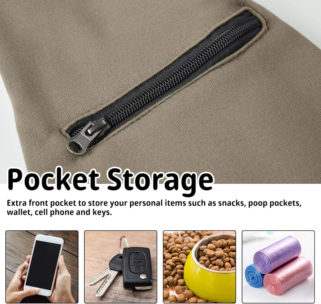 CUBY Hundetragetasche, Sommer Tragetücher Hunde, freihändiges atmungsaktives Mesh verstellbar für kl