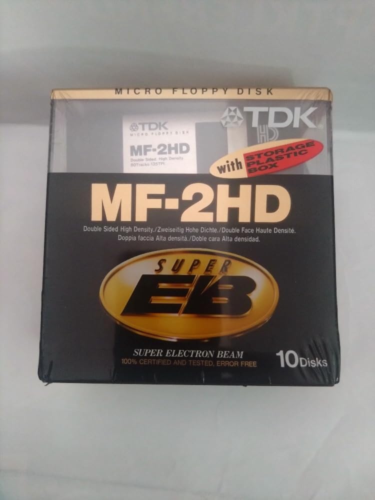 10 TDK Disketten MF2HD 3,5" formatiert