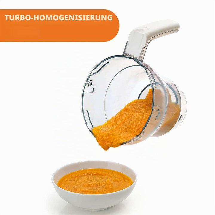 Chicco Easy Meal Mahlzeitenkocher, Multifunktions Babynahrungszubereiter für die Entwöhnung, Mixer u