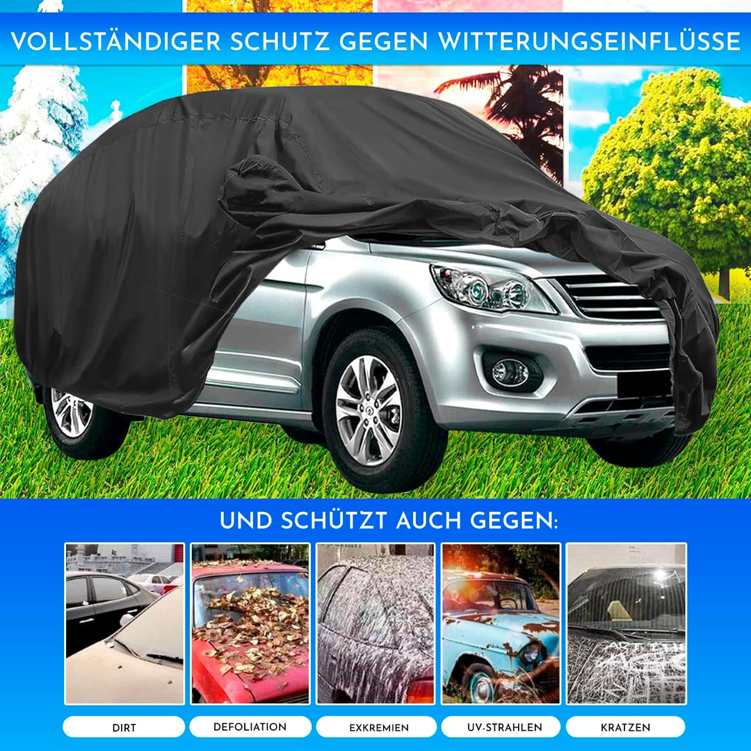 Autoabdeckung SUV gültig für alle Arten von SUVs Vans Familienvans Minivans 4x4 Material PEVA