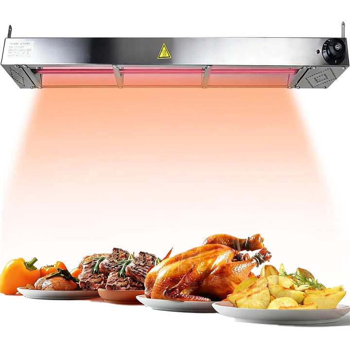 Wärmebrücke Küche Gastro, Edelstahl Hängende Speisenwärmer Lampe Einstellbare Temperatur, Kommerziel
