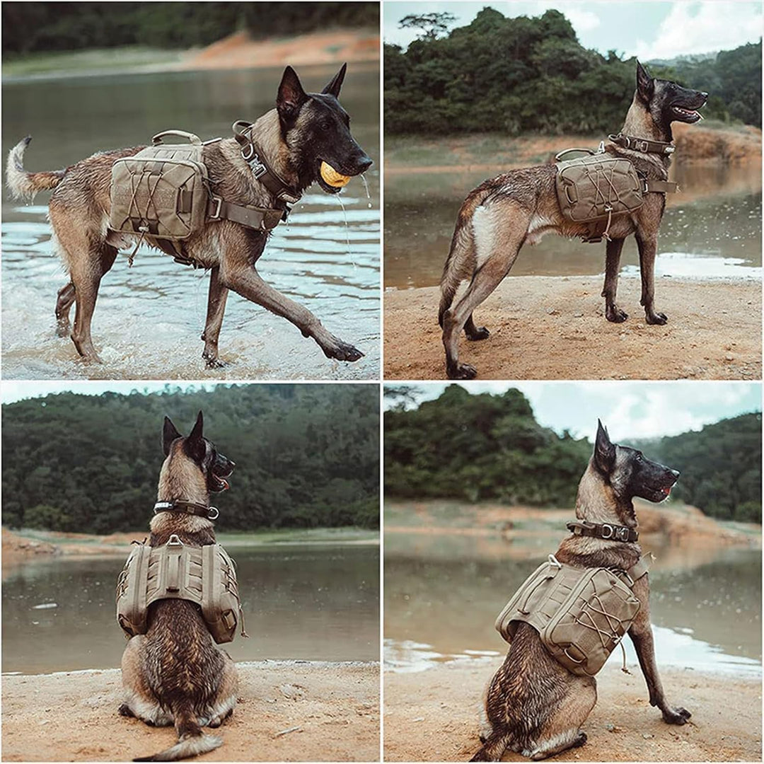 EXCELLENT ELITE SPANKER Service Jagd Hund Rucksack Rucksack Hundegeschirr Satteltasche Hunderucksack