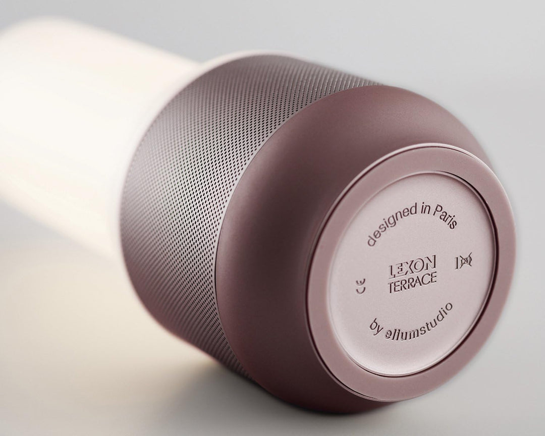 Lexon TERRACE, Bluetooth-Speaker, Leuchte und Powerbank, braun, braun