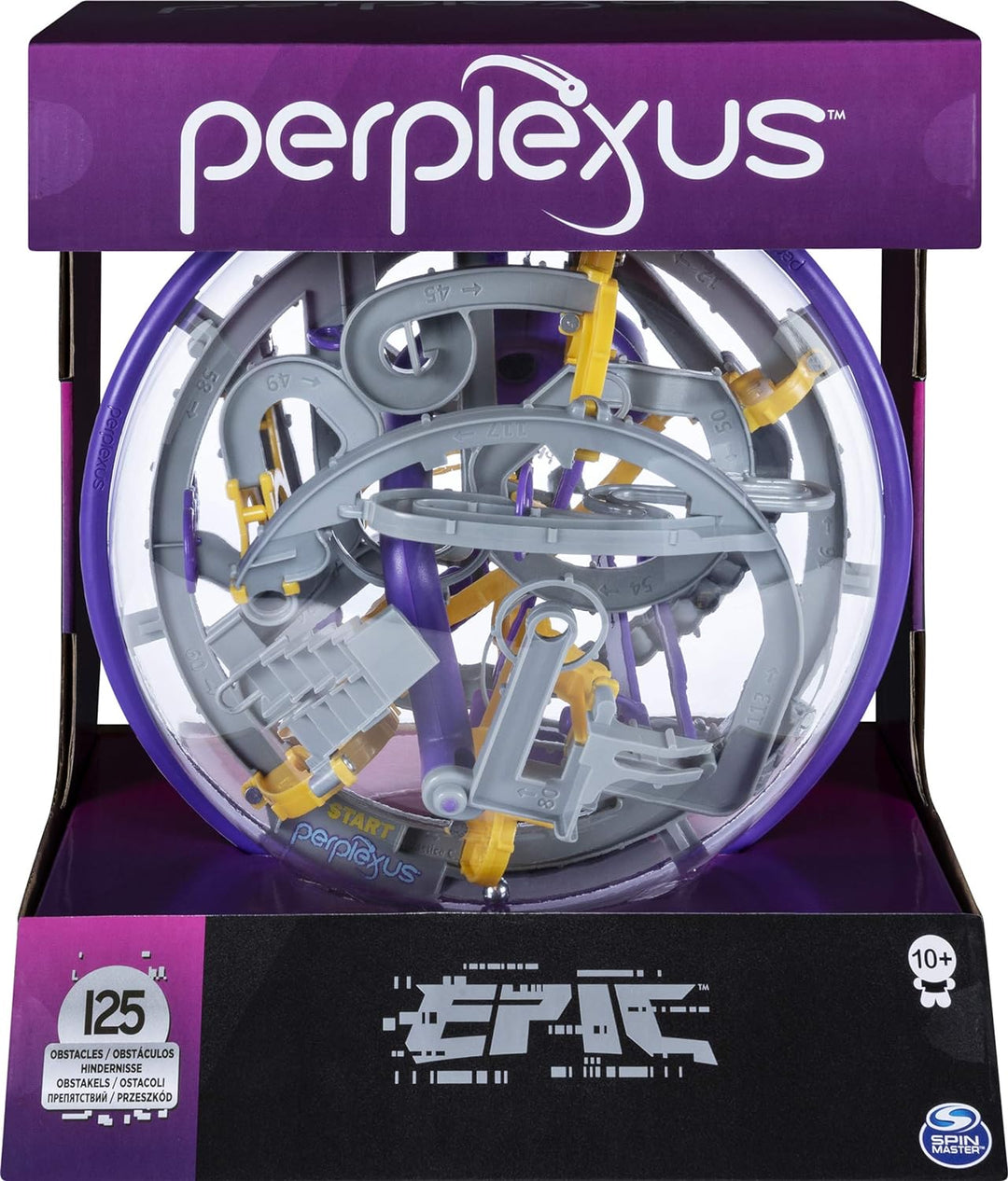 Spin Master Games 6053141 - Perplexus Epic, 3D-Labyrinth mit 125 Hindernissen & 6053147 - Perplexus