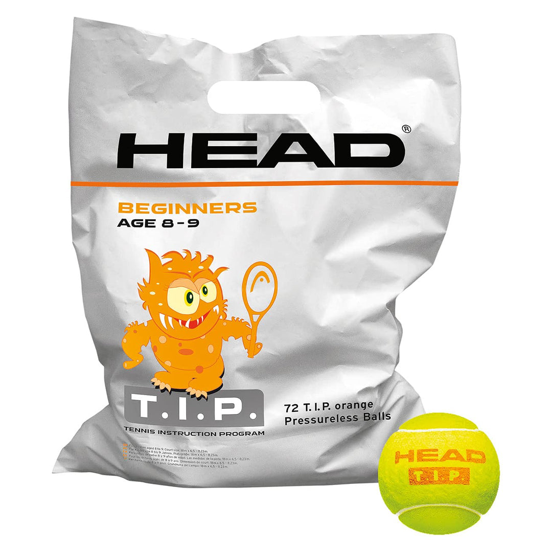 Head - 72B Tip Polybag Tennisbälle (orange) Einheitsgrösse, Einheitsgrösse