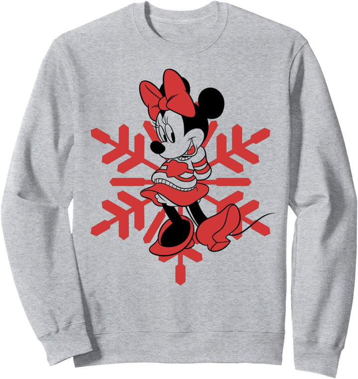 Disney Mickey And Friends Weihnachten Minnie Mouse Winter Sweatshirt