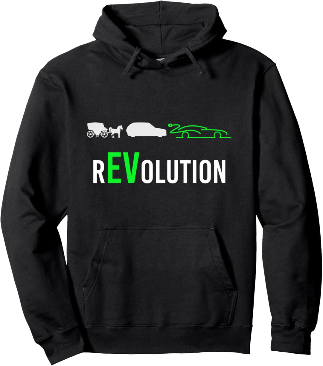 elektro Auto eauto rEVolution Elektroauto Pullover Hoodie