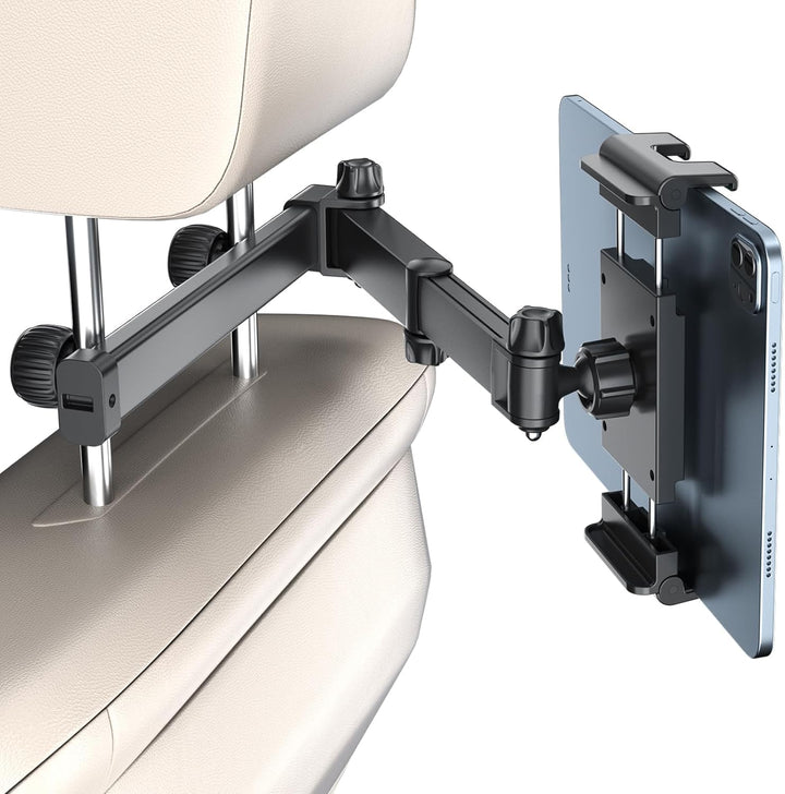 PLDHPRO Tablet Halterung Auto Kopfstütze, Tablethalterungen Auto mit Ausziehbar, iPad Halterung Rück