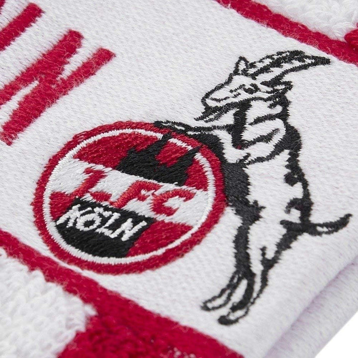 1. FC Köln Waschhandschuh Blockstreifen 20 x 15 cm