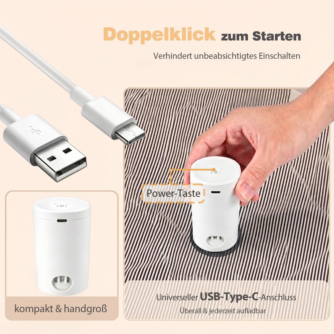 Vakuumbeutel für Kleidung, Vakuumbeutel für Kleidung Reise, Vacuum Bags – Kabellose Pumpe schnellt e