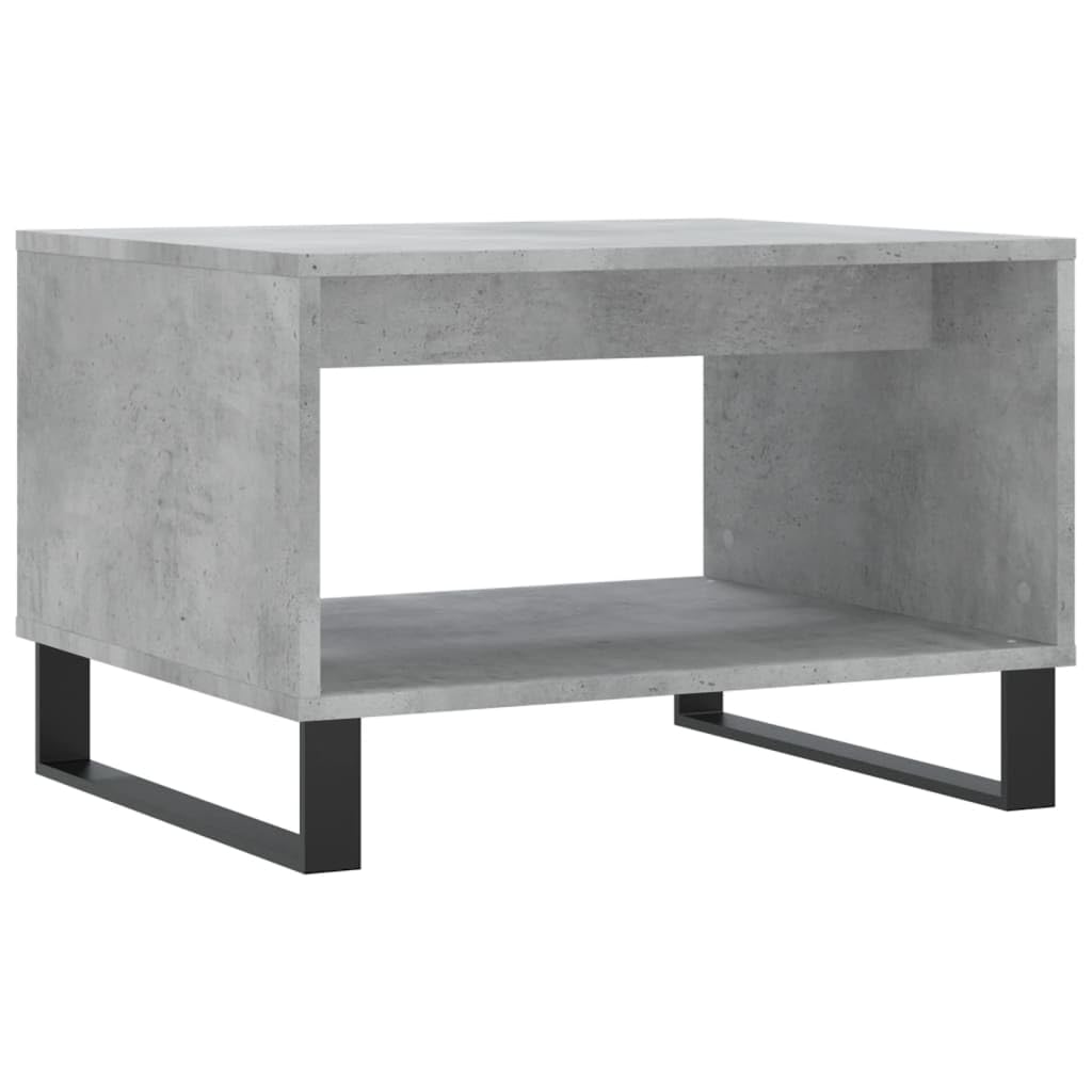 vidaXL Couchtisch Betongrau 60x50x40 cm Holzwerkstoff, Betongrau