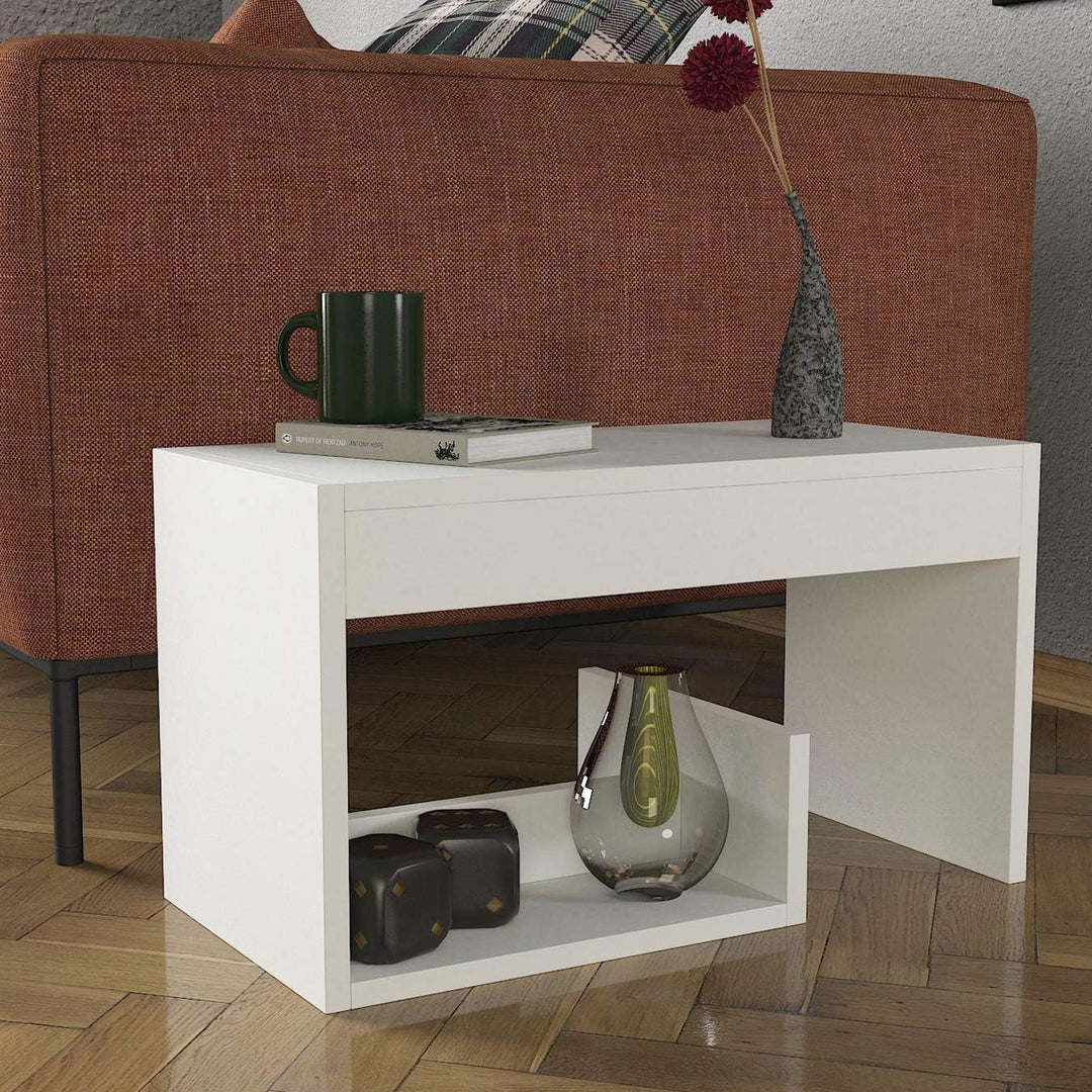 Alphamoebel moebel17 1551 Sister Couchtisch Beistelltisch Sofatisch Kaffeetisch, Dekotisch, mit Abla