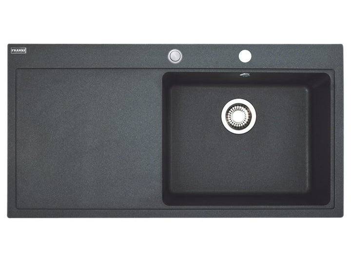 Franke Mythos MTG 611 Onyx - 114.0476.995 Granitspüle Exzenterbetätigung