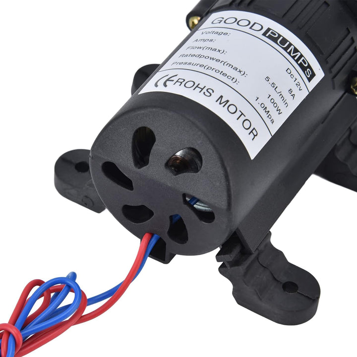 12 V Wasserbooster AC-Druckpumpe,Membranpumpe, selbstansaugende Upgrade-Pumpe, Wasser-Membranpumpe,