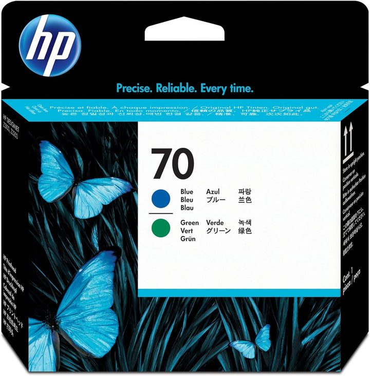 HP 70 (C9408A) Original Druckkopf, Blau /Grau
