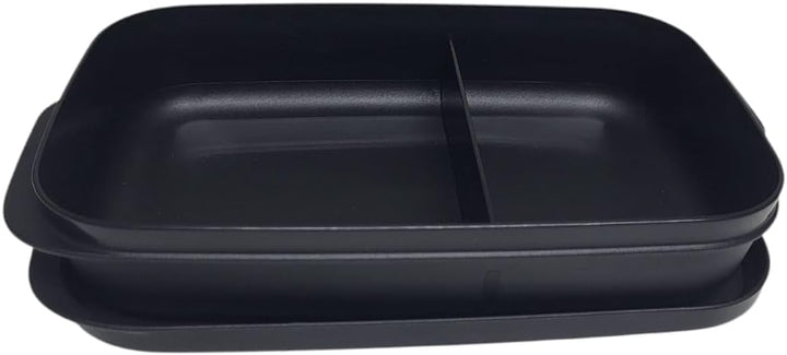 Tupperware to Go Lunchbox Clevere Pause 590ml mit Trennwand Eco+ Schule Brotdose mit Abteilung 590ml