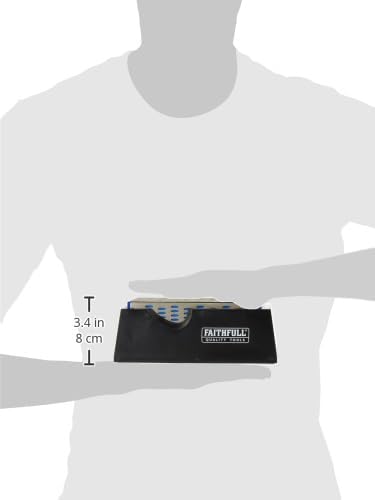 Faithfull DWQUAD Diamond Schleifstein, 4-seitig, FAIDWQUAD-TB, Multi 1 Originalverpackung