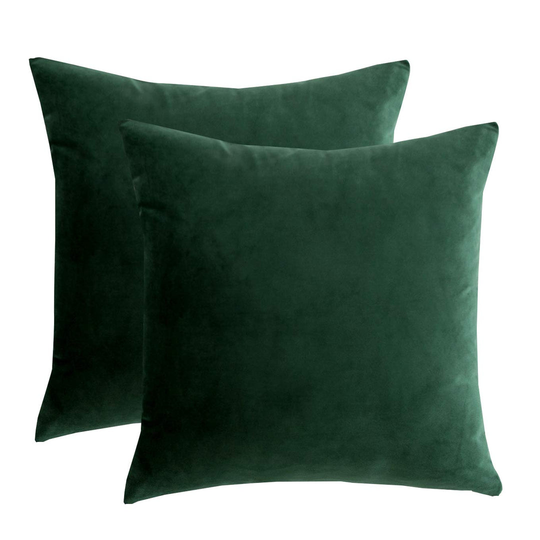 RainRoad Velvet Decorative Throw Pillow Covers Cushion Cover Pillow Case for Sofa Couch Bed Chair,So