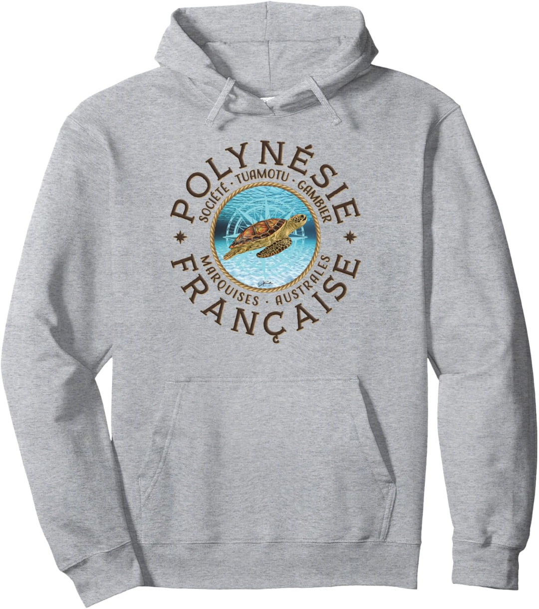 JCombs: Französisch Polynesien, Meeresschildkröte Pullover Hoodie