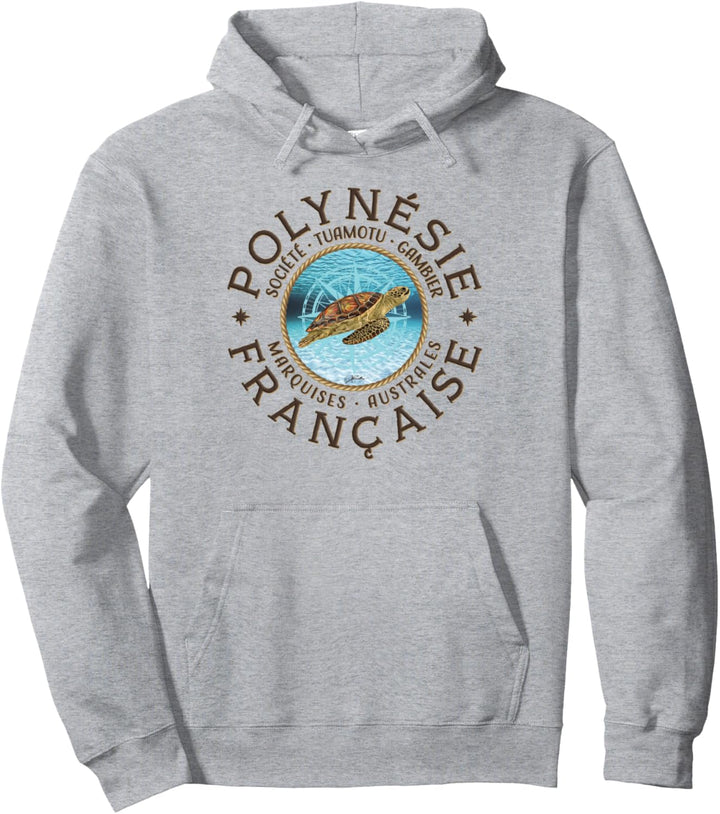 JCombs: Französisch Polynesien, Meeresschildkröte Pullover Hoodie