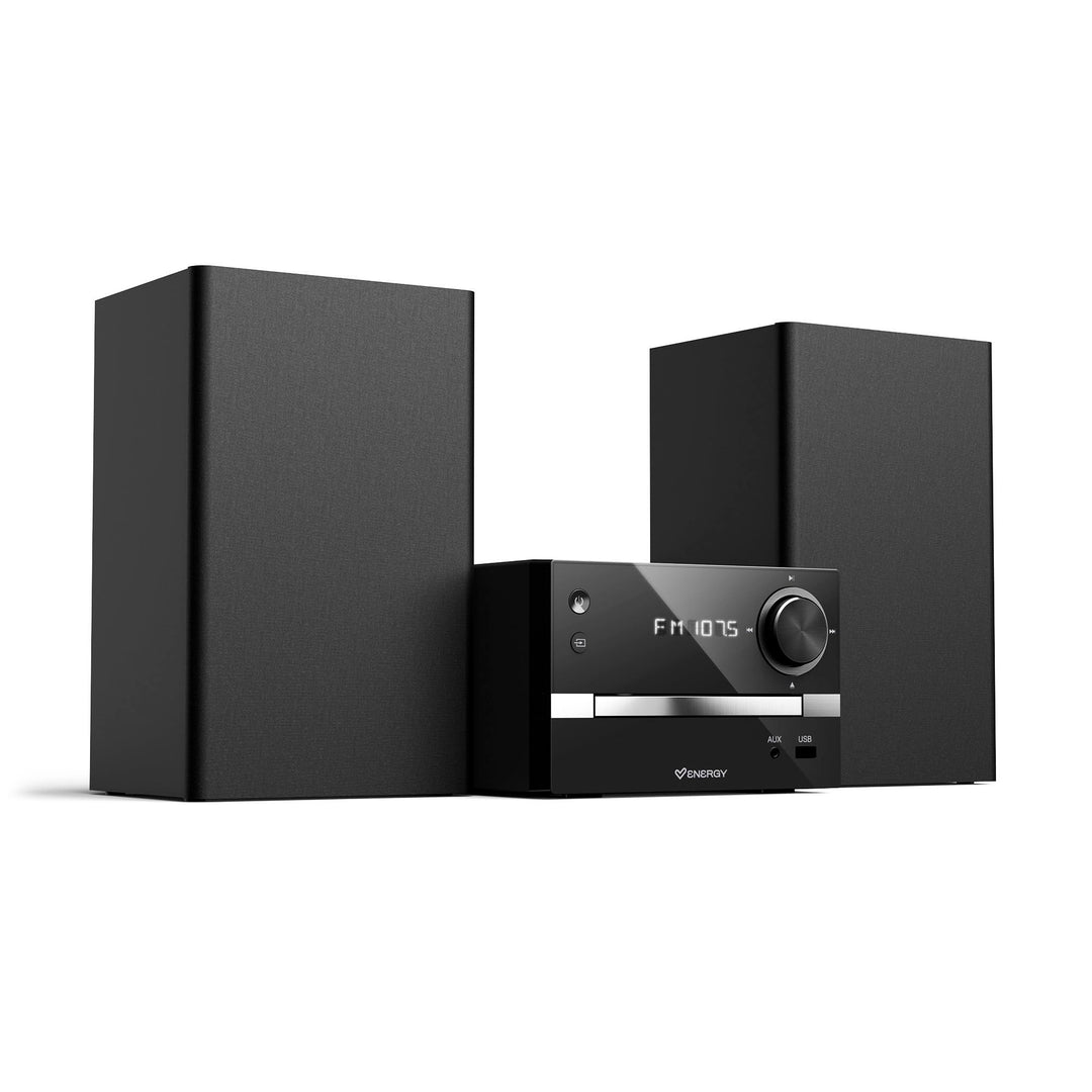 Energy Sistem Home Speaker 7 Micro Hi-Fi- Lautsprecher (30 W, CD, Bluetooth, FM Radio, USB MP3, 3,5